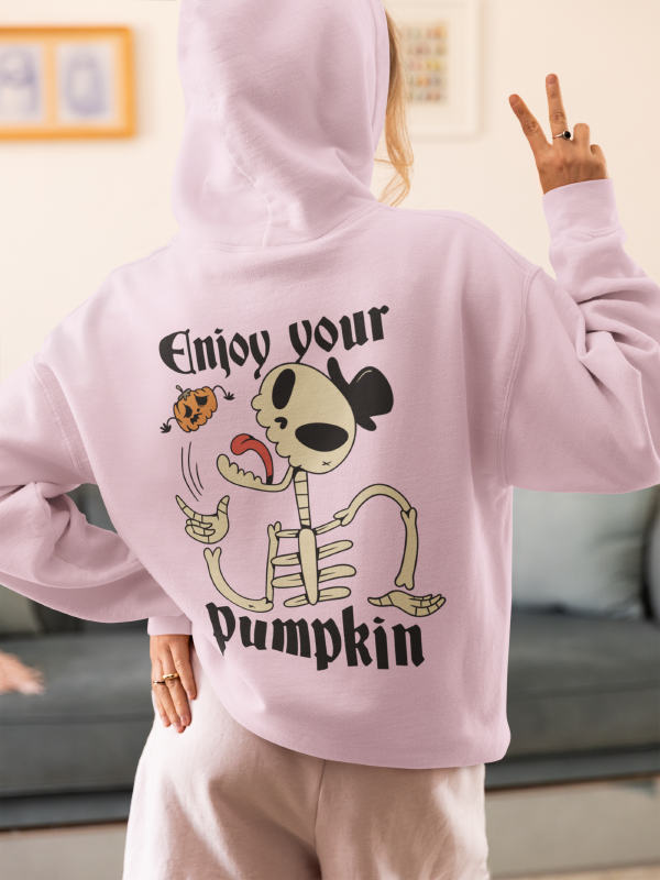 back-view-hoodie-mockup-of-a-woman-in-a-cozy-outfit-making-a-peace-sign-at-home-m37299.png