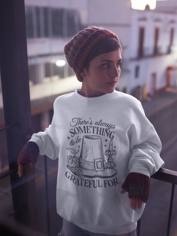 pretty-white-girl-wearing-a-crew-neck-sweatshirt-template-while-on-a-balcony-a17931.png