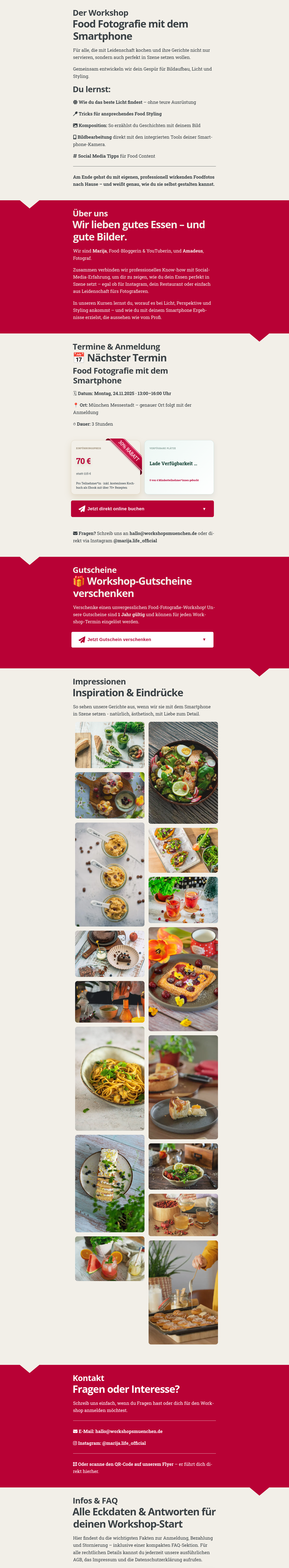Landingpage Screenshot