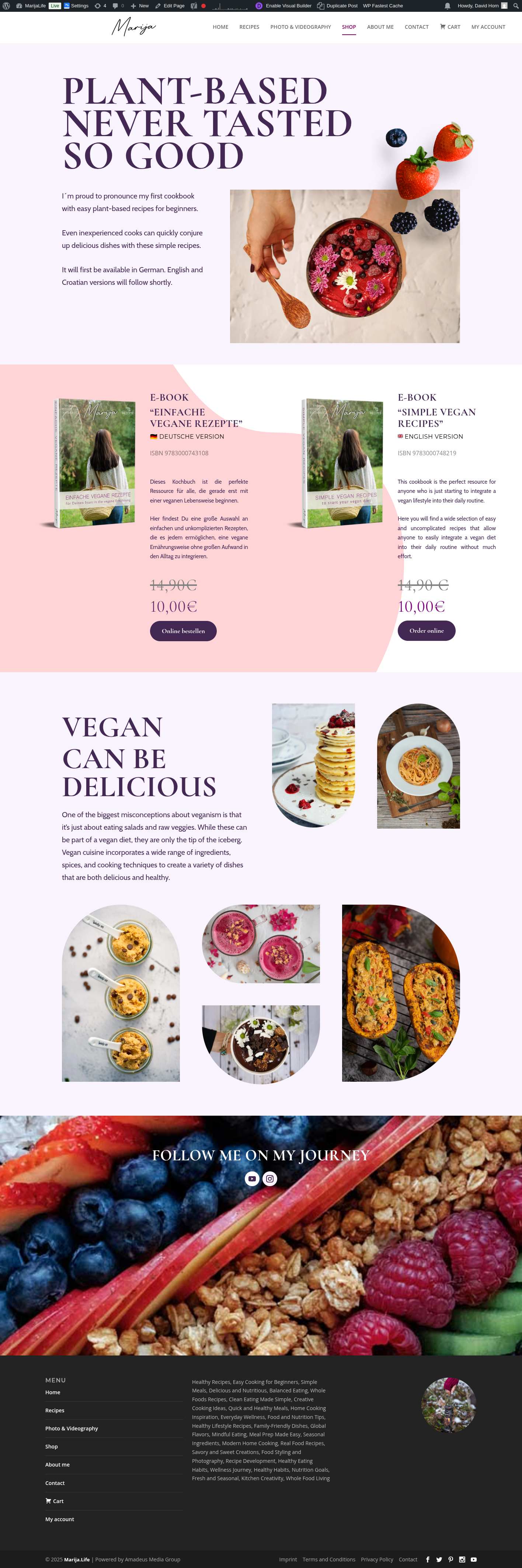 Personal Brand Website Screenshot